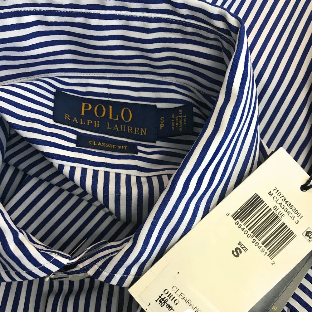 Polo Ralph Lauren Striped Broadcloth Long Sleeves
